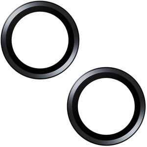 PanzerGlass® Hoops® Schwarz Kameraschutz for iPhone 15 | 15 Plus