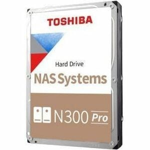 Disco Duro Toshiba N300 Pro HDWG62AXZSTB - 3.5" Interno - 20TB - SATA (SATA/600) - Grabación magnética convencional (CMR) 
