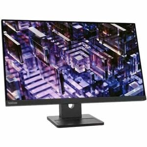 Lenovo ThinkVision E24q-30 24" Class WQHD LED Monitor - 16:9 - Raven Black - 60.5 cm (23.8") Viewable - In-plane Switching