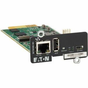 Carte Gigabit Ethernet pour Unité de distribution d'alimentation, Alimentation sans coupure - Eaton - 1000Base-T - 1 Port(