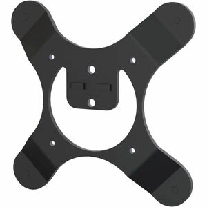 SpacePole Befestigungsadapter für Tablet - Schwarz - 75 x 75 - VESA-Wandhalterungsnorm - Metall