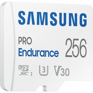 Samsung PRO Endurance MB-MJ256K 256 GB Class 10/UHS-I (U3) V30 microSDXC - 100 MB/s Read - 40 MB/s Write - 120 Month Warranty