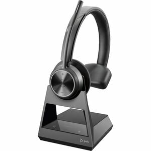 Cuffie Poly Savi 7300 Office 7310 Wireless On-ear, Over-the-head Mono - Nero - Monoaurale - Ear-cup - 18000 cm - DECT - 20
