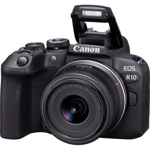 Canon EOS R10 24.2 Megapixel Mirrorless Camera with Lens - 18 mm - 45 mm - APS-C CMOS Sensor - Autofocus - 7.6 cm (3") Tou