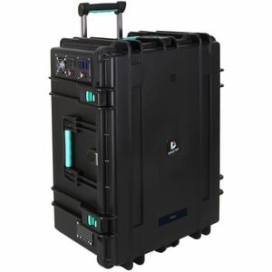 DEQSTER KT20C USB-C Tablet-Koffer (2. Gen.) für 20 Tablets, Drinnen, Draußen, AC, Schwarz, Türkis