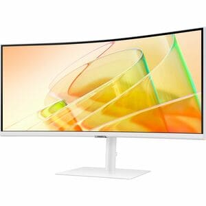 Samsung ViewFinity S6 S34C650TAU 34" Class UW-QHD Curved Screen LCD Monitor - 21:9 - Warm White - 86.4 cm (34") Viewable -