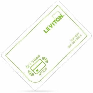 Leviton Charging Station Access Control (RFID) Card - Preprinted - RF Card