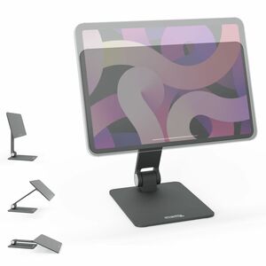 Plugable Magnetic Tablet Holder for iPad Stand Compatible with MagSafe iPad Pro 11" and iPad Air 10.9" - Portable Foldable