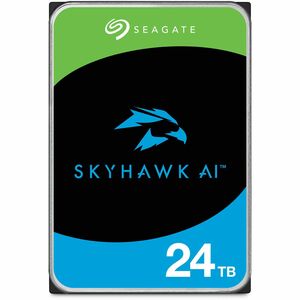 Seagate SkyHawk AI ST24000VE002 24 TB Hard Drive - 3.5" Internal - SATA (SATA/600) - Conventional Magnetic Recording (CMR)