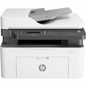 HP 1188fnw Wired & Wireless Laser Multifunction Printer - Monochrome - White - Copier/Fax/Printer/Scanner - 20 ppm Mono Pr