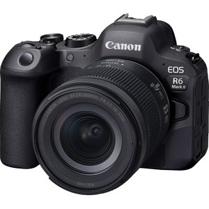 Canon EOS R6 Mark II 24.2 Megapixel Mirrorless Camera with Lens - 24 mm - 105 mm - Black - CMOS Sensor - Autofocus - 7.6 c