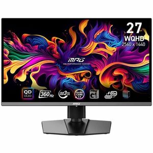 MSI MPG271QRX QD-OLED 27" Class WQHD Gaming OLED Monitor - 16:9 - Black - 26.5" Viewable - OLED - Quantum Dot OLED Backlig