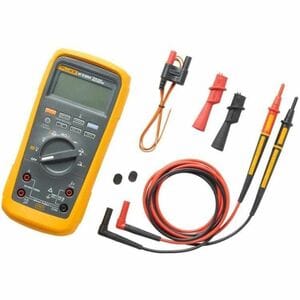 Fluke 87V MAX True-rms Digital Multimeter - 1000 V, 10 A AC - 1000 V, 10 A DC - Backlight, Built-in Thermometer