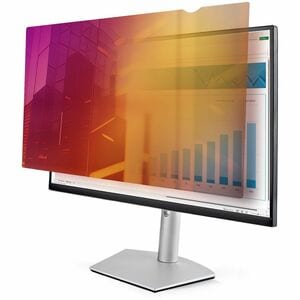 StarTech.com Plastic Privacy Screen Filter - Gold, Black - 1 - For 68.6 cm (27") Widescreen LCD Monitor - 16:9 - Blue Ligh