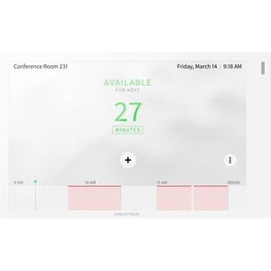 Crestron TSS-770-W-S Room Scheduling Touch Screen - White Smooth