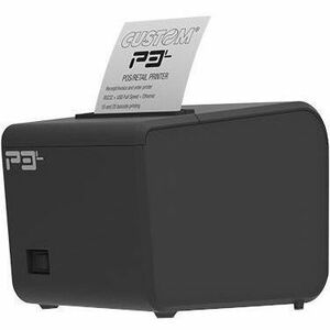 Custom P3L Retail, Hospitality Direct Thermal Printer - Monochrome - Wall Mount - Receipt Print - Ethernet - USB - USB Hos