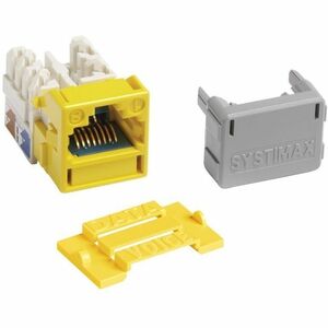 Systimax GigaSPEED MGS600-YL Network Connector - 1 Pack - 1 x Rj-45 network - female - Yellow