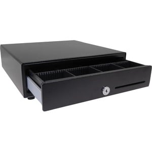 HP Engage One Prime Cash Drawer - Serial Port - Steel - Black - 101 mm Height x 336 mm Width x 336 mm Depth