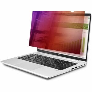 StarTech.com 15,6 Zoll 16:9 Laptop Blickschutzfolie, Doppelseitiger Laptop Goldfilter mit Höhem Sichtschutz, Blaulichtfilt