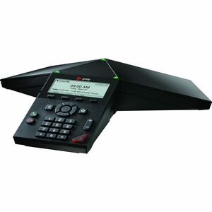 Poly Trio 8300 ID estação conferência - Wi-Fi, Bluetooth - Preto - Compatível com TAA - VoIP - 8.9 cm (3.5") LCD - 1 x Red
