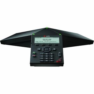 Poly Trio 8300 ID estação conferência - Wi-Fi, Bluetooth - Preto - Compatível com TAA - 8.9 cm (3.5") LED - 1 x Rede (RJ-4