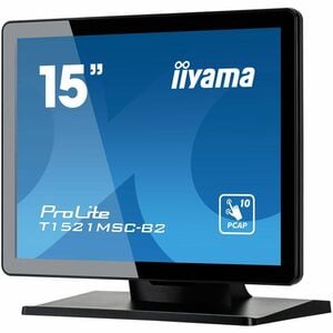 Écran tactile LCD iiyama ProLite T1521MSC-B2 15" Class - 4:3 8 ms - 38,1 cm (15") Viewable - Dalle à Technologie Capacitiv