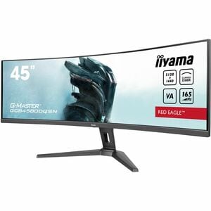 Moniteur LED de jeu iiyama G-MASTER Red Eagle Curved GCB4580DQSN-B1 45" Class Dual Quad HD (DQHD) Écran incurvé - 32:9 - N