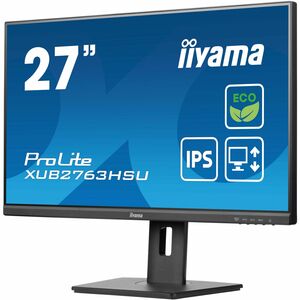 Moniteur LED iiyama ProLite XUB2763HSU-B1 27" Class Full HD - 16:9 - Noir mat - 68,6 cm (27") Viewable - Technologie IPS -