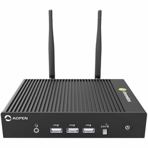 AOPEN Chromebox Mini 2 - AI Ready - 3 Year Warranty Included - Intel Celeron N4500 - Fanless - Ventless - 8 GB RAM - 32 GB
