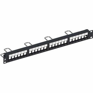 CommScope 24 Port(s) Modular Patch Panel - Category 6a - Black - 1U High