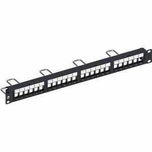 CommScope 24 Port(s) Modular Patch Panel - Category 6a - Black - 1U High