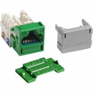 GigaSPEED X10D Network Connector - 1 Pack - 1 x RJ-45 Network - Female - Green