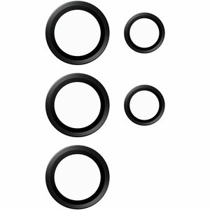 PanzerGlass Hoops Camera Lens Protector - Black - Glass, Metal