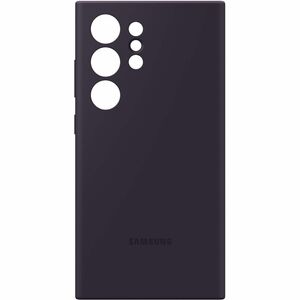 Samsung Case for Samsung Galaxy S24 Ultra Smartphone - Dark Violet - Damage Resistant, Scratch Resistant - Silicone