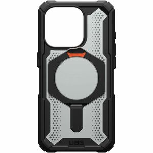 Urban Armor Gear Plasma XTE Case for Apple iPhone 15 Pro Smartphone - Black/Orange - Drop Resistant, Impact Resistant, Scr