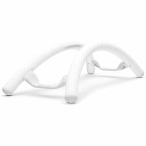 Twelve South BookArc Flex Notebook Holder - Vertical - 2.2" Height x 3.6" Width - Aluminum, Metal - White - Adjustable