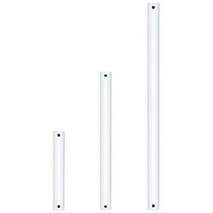 B-Tech System 2 Pole Mount for Ceiling Mount - White - 140 kg Load Capacity - Steel