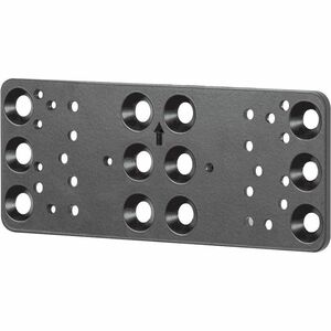 ProInstall Mounting Plate for Video Bar, Mounting Collar, Mounting Arm, Video Conferencing Camera - Black - 3 kg Load Capa