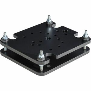 B-Tech System X Mounting Base for Mounting Column, Mounting Pole, Mounting Rail, Display Stand - Black - Landscape/Portrai