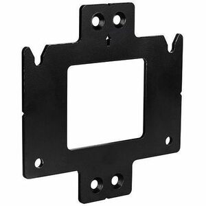 B-Tech System X Mounting Plate for Mounting Rail, Mounting Column, Video Wall, Display Screen, Organizer Tray - Black - St