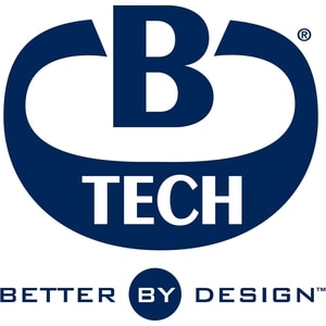 B-Tech System X Mounting Rail for Adapter Plate, Mounting Bracket, Organizer Tray, Mounting Arm - Black - Horizontal