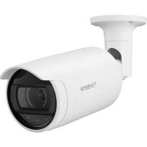 Cámara de red Wisenet ANO-L7082R 4Megapíxel - Color - Bala - Blanco - 30m Infrarrojos Visión Nocturna - H.264, H.265, MJPE