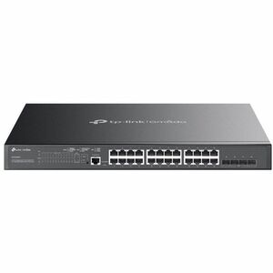 TP-Link SG3428XMP 24 Anschlüsse Verwaltbar Ethernet-Switch - Gigabit-Ethernet, 10 Gigabit Ethernet - 10/100/1000Base-T, 10