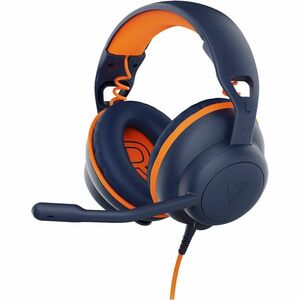 V7 Safe Sound 2 HU590E Kabel Auf den Ohren, Über das Ohr, Kopfbügel Stereo Headset - Orange, Dunkelblau - Binaural - Ohrum
