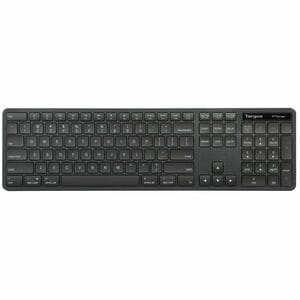 Targus Full-Size Wireless EcoSmart Keyboard - Wireless Connectivity - Bluetooth/RF - 5 - 2.40 GHz - 104 Key(s) - Windows, 