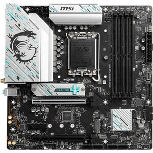 MSI B760M GAMING PLUS WIFI Gaming Desktop Motherboard - Intel B760 Chipset - Socket LGA-1700 - Micro ATX - Core, Pentium G
