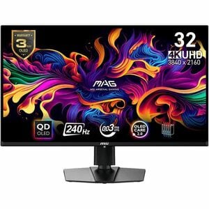 MSI MAG 321UPX QD-OLED 32" Class 4K UHD Gaming OLED Monitor - 16:9 - Black - 31.5" Viewable - OLED - Quantum Dot OLED Back