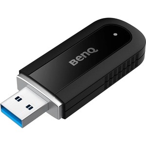 BenQ WD02AT Dualband Wi-Fi/Bluetooth-Kombi-Adapter für Bluetooth-Headset/Lautsprecher - IEEE 802.11 a/b/g/n/ac/ax - USB 2.