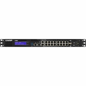 QNAP QGD QGD-1602-C3758-16G 16 Ports Manageable Ethernet Switch - Gigabit Ethernet, 2.5 Gigabit Ethernet, 5 Gigabit Ethern