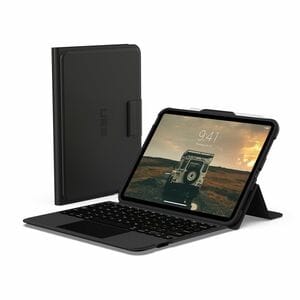 Urban Armor Gear Keyboard/Cover Case for 27.7 cm (10.9") Apple iPad (10th Generation) Tablet - English Keyboard - Black, A